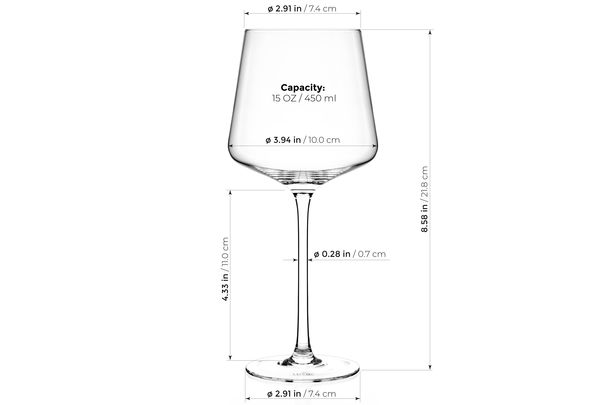 WINE GLASSES 15.3 fl.oz