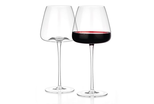 WINE GLASSES HEART STYLE 17 FL.OZ - WINE GLASSES - LuxBe Store